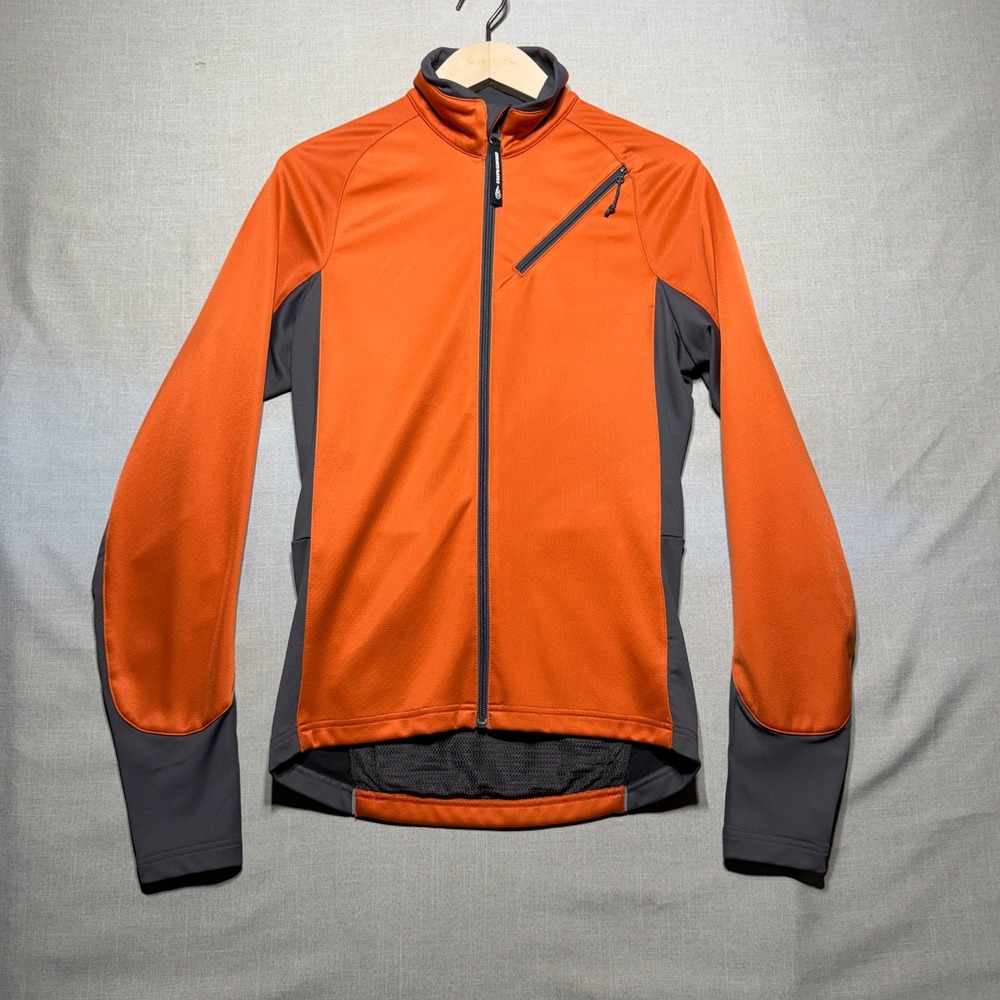 Novara Cycling Jacket Mens S Orange LS 801494 Biking Performance Outdoor